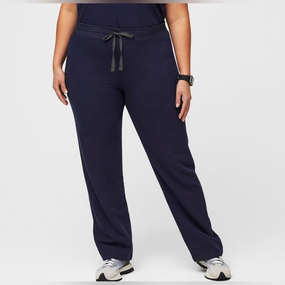 Figs Livingston Basic Scrub Pants Navy Blue Womens size XXL P - Picture 1 of 7